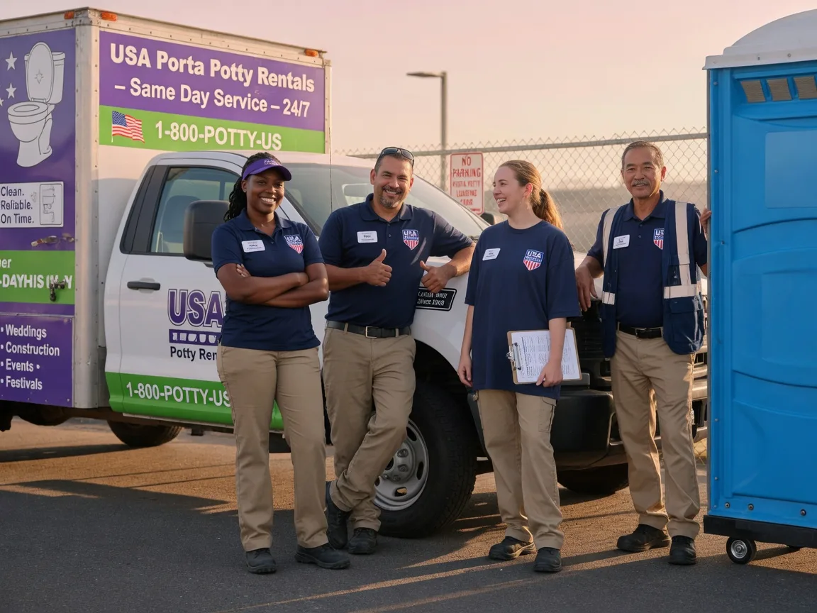Porta Potty Rental company in Redwood Valley, CA